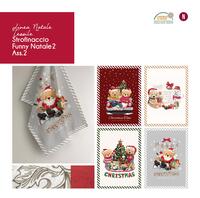 STROFINACCIO FUNNY NATALE2 50X70 Tellini S.r.l. Ingrosso Abbigliamento